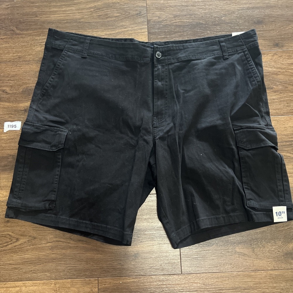 George Above The Knee Cargo Stretch Black Short Size 46 10"